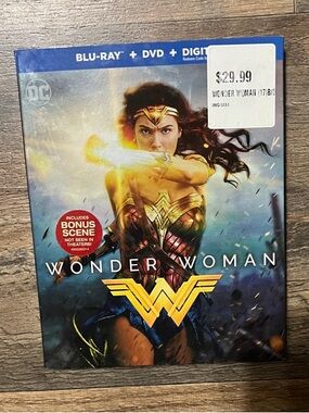 DC Wonder Woman Blu-ray + DVD + Digital — Blue, Gold, Red